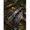 Knivox Browning D2 Çelik Titanyum Kaplama Katlanır Çakı -Ultra Dayanıklı Outdoor Bıçağı