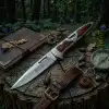 Knivox Columbia Company A3123-A Ahşap Kabze Kamp Çakısı