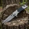 Knivox Browning F119 Yarı Auto Kamp Bıçağı – Emniyet Kemer Kesici ve Cam Kırıcı Özellikli