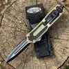 Knivox Microtech Gold Scarab Otf İçten Çıkmalı Kamp Çakısı