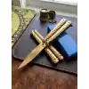 Knivox Benchmade Gold Serisi Desenli Kelebek Çakı