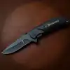 Knivox Browning 338BK Black Ahşap Kabze Manuel Kamp Çakısı