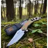 Knivox Columbia Company A3390-B Fixed Blade Brown Auto Kamp Çakısı