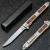 Knivox M390 Ahşap Çelik Kamp Çakısı