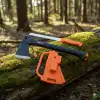 Knivox Columbia Company AXE-004 Testereli Magnezyum Çubuklu Kamp Baltası