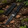 Knivox Benchmade SiyahRenkli Ergonomik Kelebek Bıçak