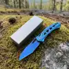 Knivox Browning Blue Pasific Pocket Knife Auto Kamp Çakısı