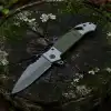 Knivox Browning DA167-Green Tactikal Kurtarma Kamp Çakısı