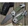 Knivox Browning DA167-Green Tactikal Kurtarma Kamp Çakısı