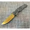 Knivox Browning Ejderha Motifli Hediyelik Çakı | Gold Bıçaklı Paslanmaz Çelik