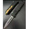 Knivox Microtech Çift Ağız Damascus İçten Çıkmalı Kamp Çakısı