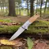 Knivox Browning DA334 Ahşap Kabze Survival Auto Kamp Çakısı