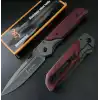 Knivox Browning DA50 Ahşap Kabze Kamp Çakısı