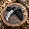 Knivox DPx Gear X-0485 Wargo Karambit Bıçak 20 cm - Yekpare Paslanmaz Çelik Taktik Outdoor Bıçağı (Kılıflı)