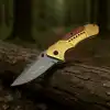 Knivox Browning F81G Gold Auto Kamp Çakısı