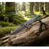 Knivox Browning FA76C Haki Ahşap Kabze Auto Kamp Çakısı