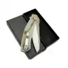 Knivox Grey Wolf D2 G10 Sap Jade Çakı