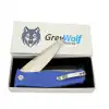 Knivox Grey Wolf D2 Mavi Avcı Çakısı