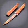 Knivox Japon Tarzı M390 Çelik Özel Yapım Bıçak – Ahşap Kınlı Taktik & Kamp Bıçağı