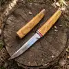 Knivox Japon Tarzı M390 Çelik Özel Yapım Bıçak – Ahşap Kınlı Taktik & Kamp Bıçağı