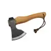 Knivox CK-45 Dövme Çelik El Yapımı Kamp Baltası - Yerli Üretim Deri Kılıflı