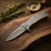Knivox Kershaw 1730SS Zing SS EDC Çakı: RJ Martin İmzalı Tam Paslanmaz Çelik Gövde