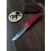 Knivox Microtech Kırmızı Ultratech D2 Çelik İçten Çıkmalı Çakı