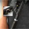 Knivox Liuzhangyu BH917 Damascus Mini Katana Tanto Bıçak - Abanoz Ahşap Kılıflı