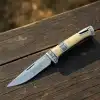 Knivox Columbia Company MB3936-C Gravür İşlemeli Kemik Kabze Kamp Çakısı