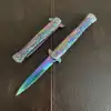 Knivox Browning Rainbow Titanyum Kaplama Ejderha İşlemeli Kamp Çakısı