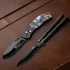 Knivox Benchmade Siyah ve Düğmeli Kelebek Seti