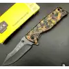 Knivox Buck X58 Desenli Auto Kamp Çakısı