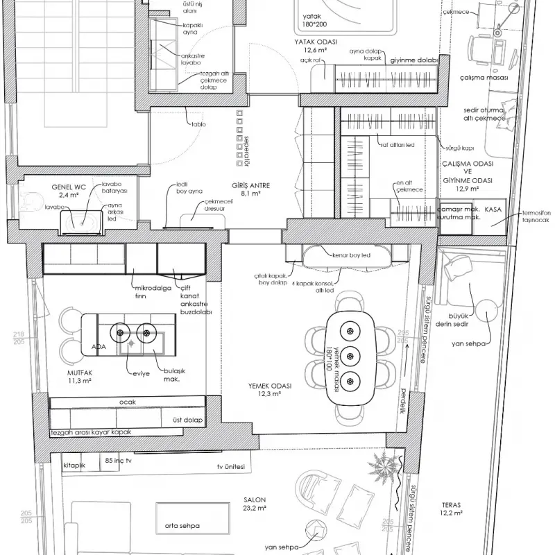 İç Mimarlık Hizmeti - PLAN (Paket 03)