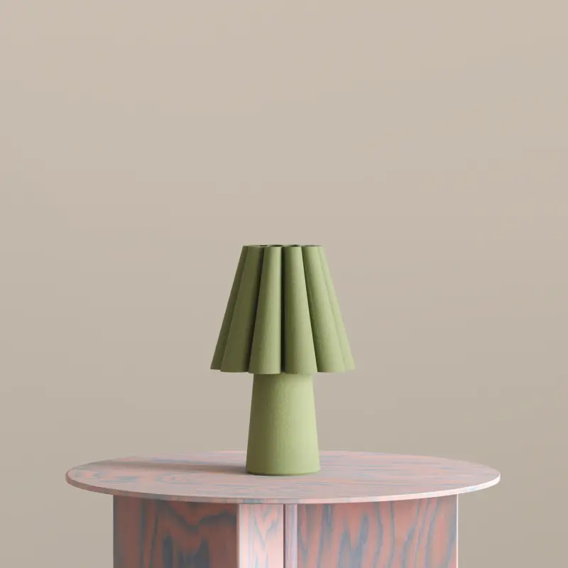 Mini Kint Dekoratif Masa Lambası