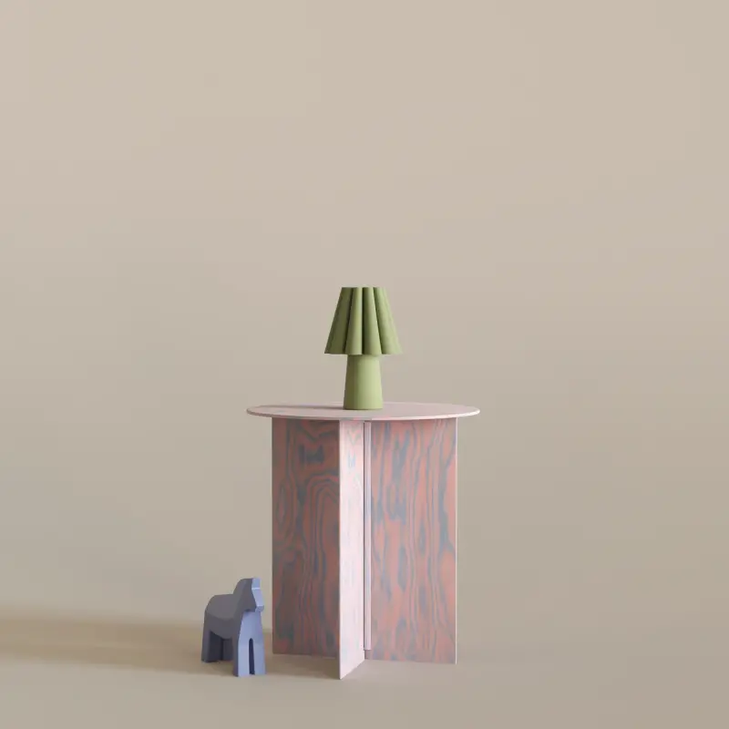 Mini Kint Dekoratif Masa Lambası