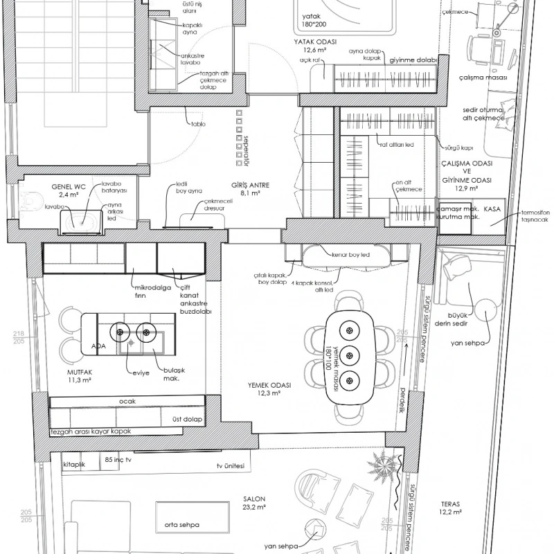 İç Mimarlık Hizmeti - PLAN (Paket 03)