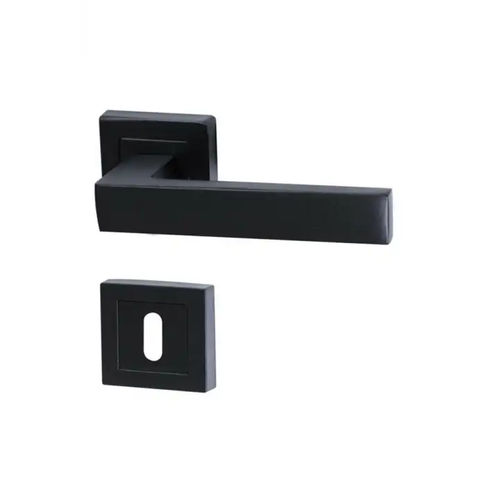 MERCAN KARE ROZETLİ SİYAH ODA