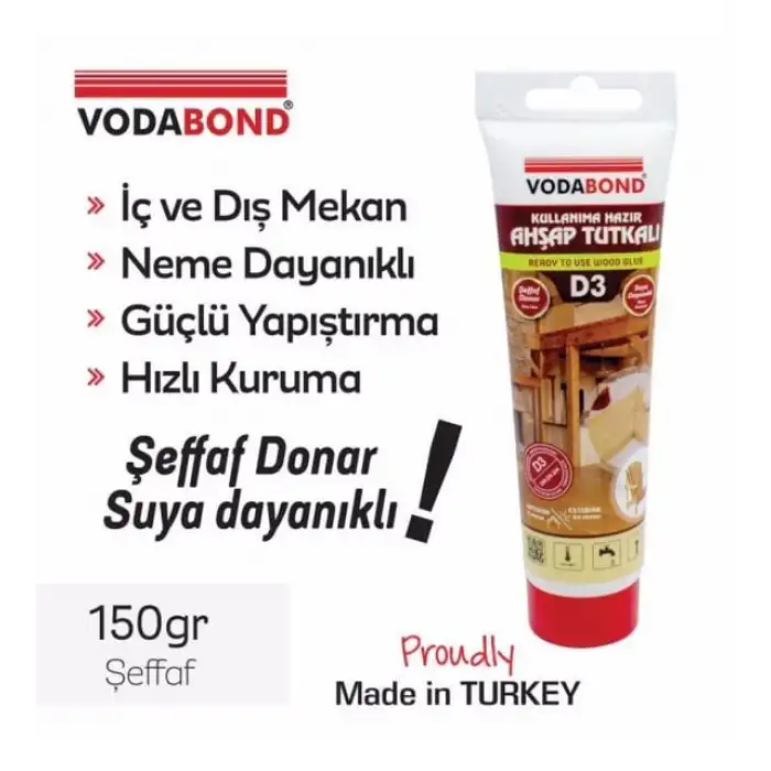 VODABOND D-3 AHŞAP TUTKALI - 150 GR