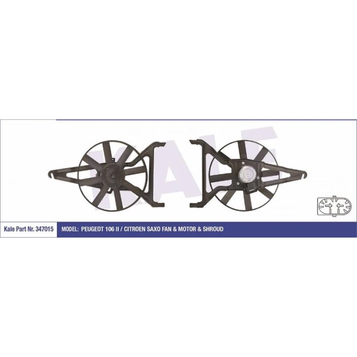PEUGEOT 106 FAN MOTORU DAVLUMBAZLI  1.6 8V KLİMASIZ
