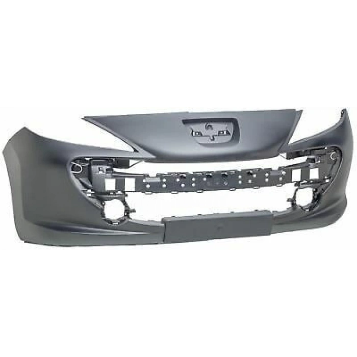 PEUGEOT 207 ÖN TAMPON SİYAH(SİS DELİKLİ)BANT/PANJUR DELİKLİ(BRAKETLİ) SPORT