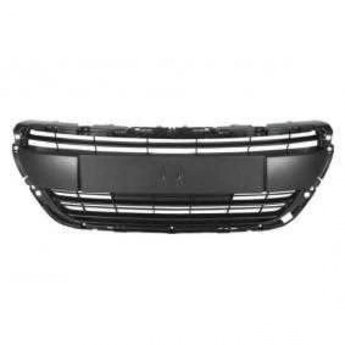 PEUGEOT 208 ÖN TAMPON ORTA IZGARA SİYAH YENI MODEL