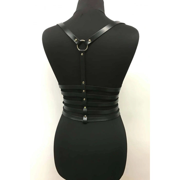 5 Sıralı Zincir Detaylı Şık Deri Kemer - Brf626