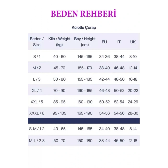 6 Adet Parlak Fit 15 Likralı Külotlu Çorap Siyah