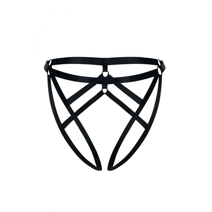 Ağ Kısmı Açık Seksi Lastik Külot - Brf58