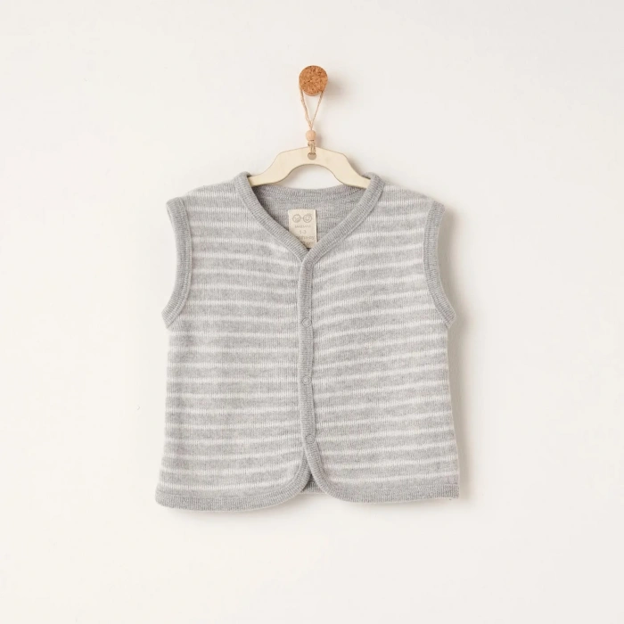 Andywawa Ac26221 Casual Yelek Grey