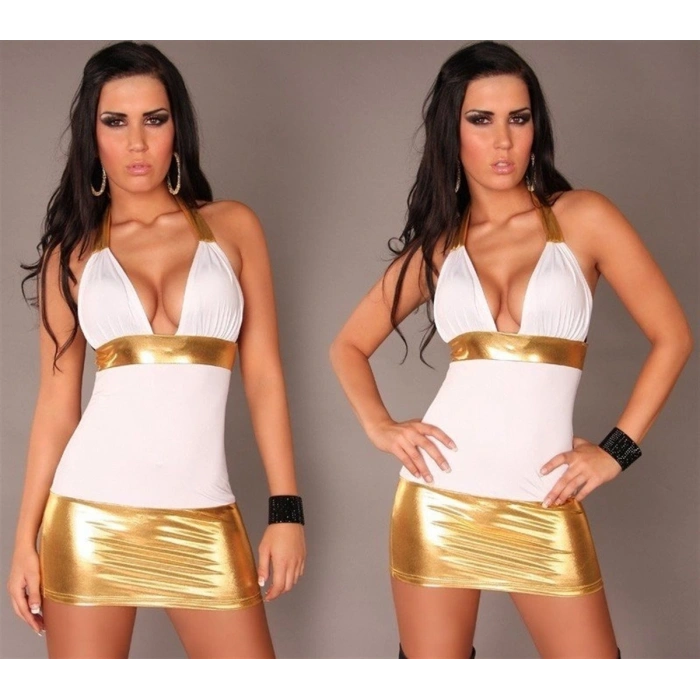 B100982 Seksi Mini Elbise