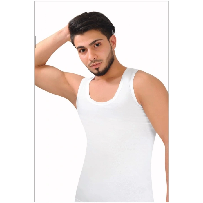 Beyaz Penye 6lı Erkek Atlet-sismen02