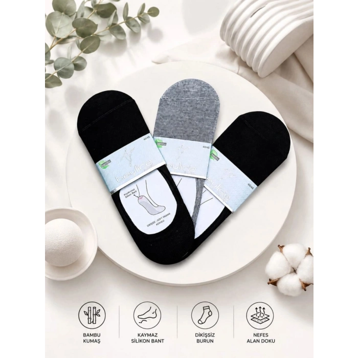 Beylice Erkek Bambu Babet Çorap 6 Adet