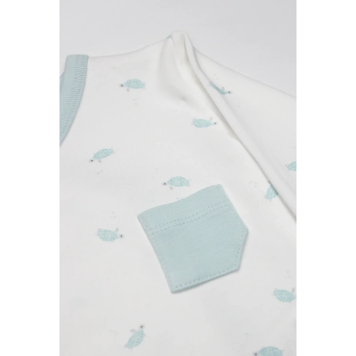 Bistyle 3lü Zıbın Takım Hello World 13105 Mint