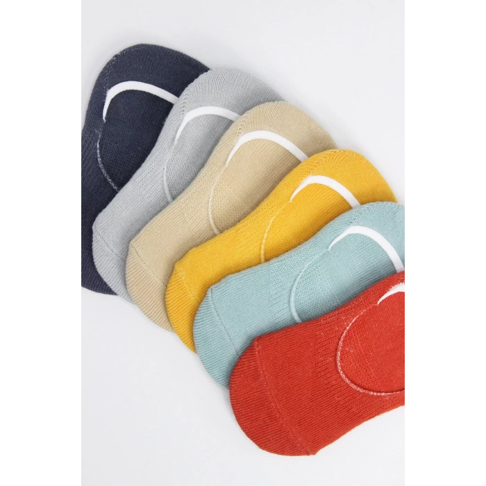 Bistyle 6lı Mix Babet Çorap 30101 Kiremit